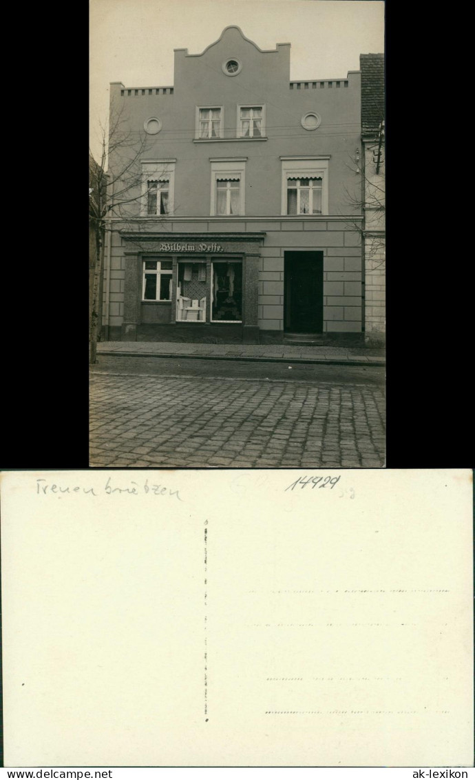 Ansichtskarte Treuenbrietzen Geschäft Wilhelm Desse 1928