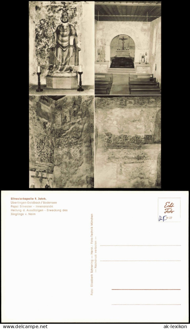 Ansichtskarte Überlingen Silvesterkapelle Überlingen-Goldbach Bodensee 1960