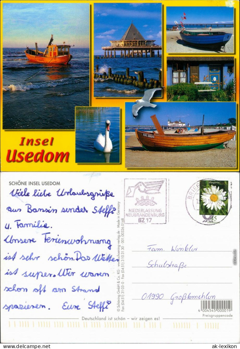 Ansichtskarte Usedom Insel Usedom 2010