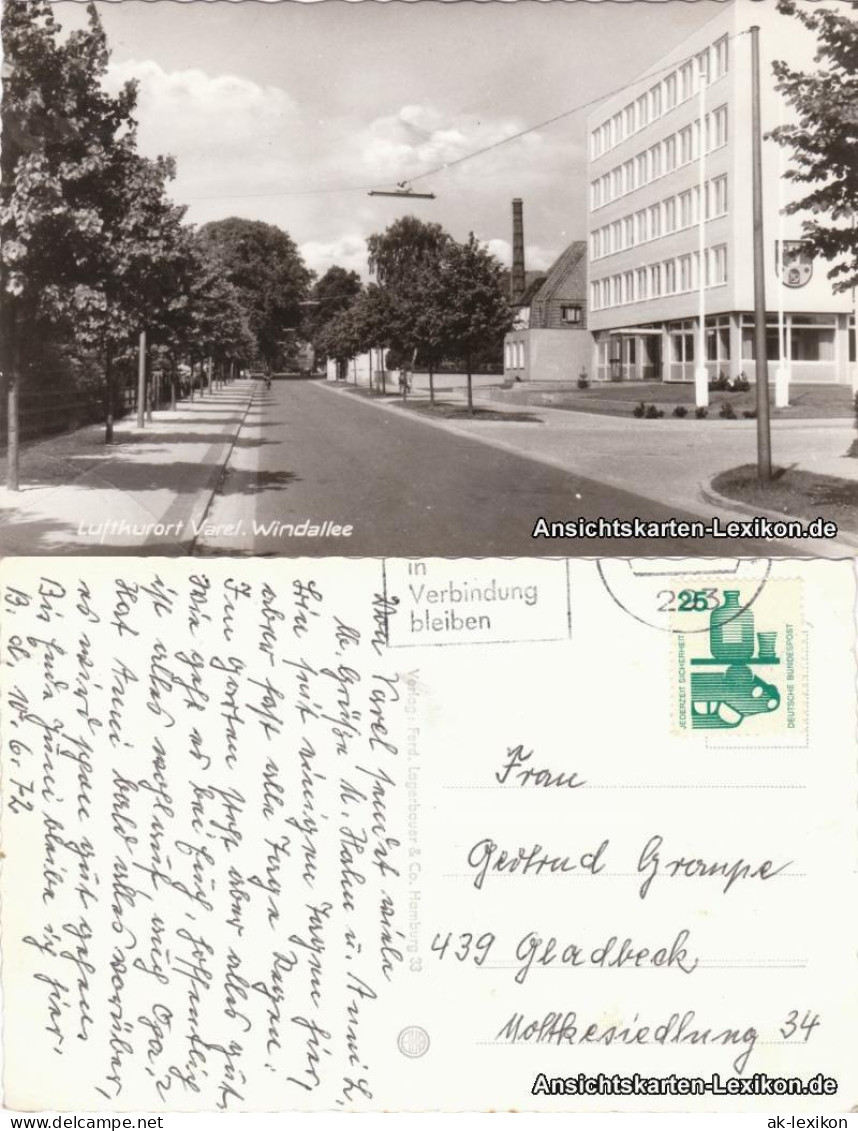 Ansichtskarte Varel Windallee 1970