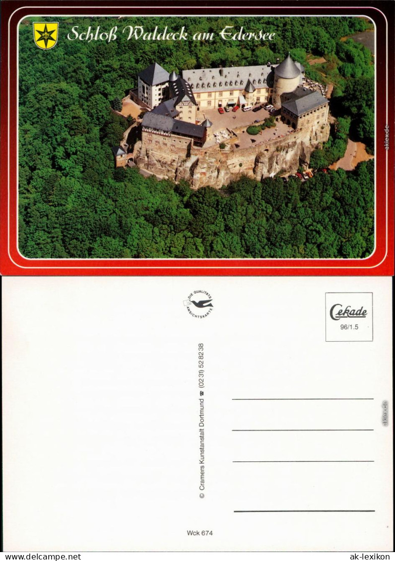 Ansichtskarte Waldeck (am Edersee) Schloss Waldeck 1980
