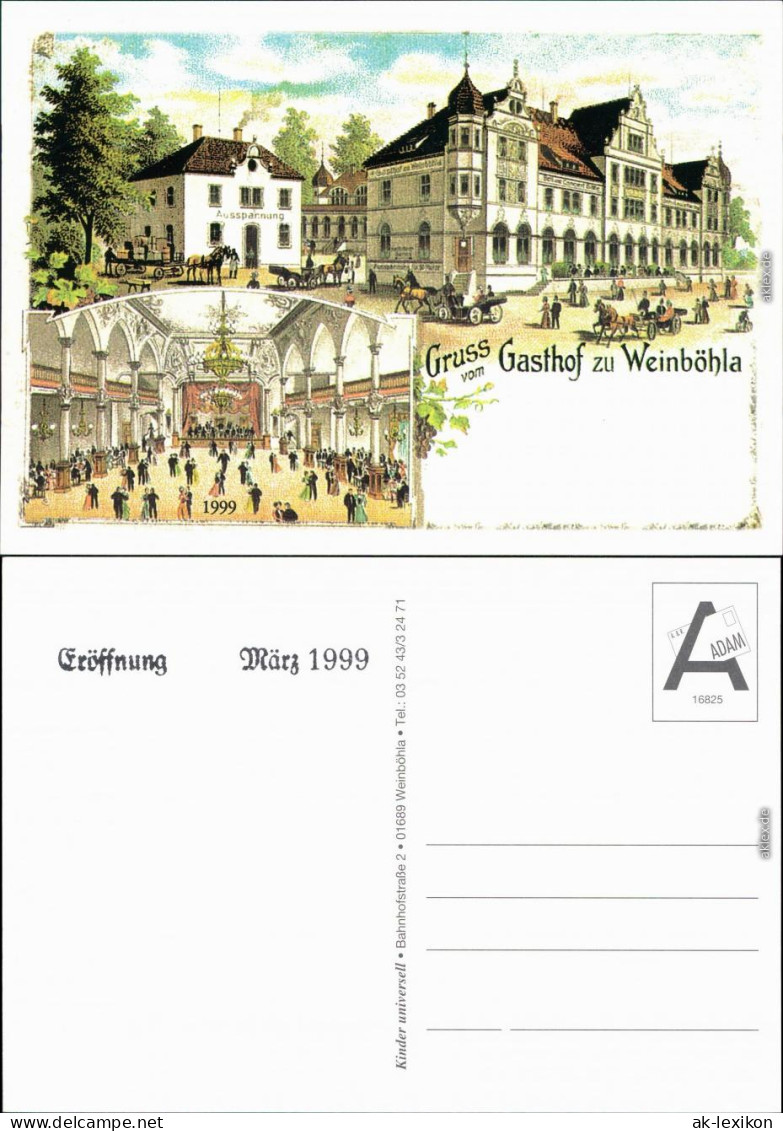 Ansichtskarte Weinböhla Gasthof zu Weinböhla 1995