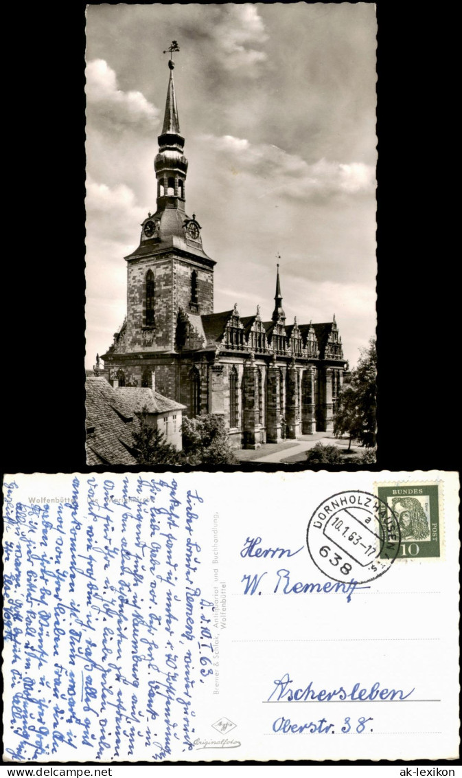 Ansichtskarte Wolfenbüttel Marienkirche 1963