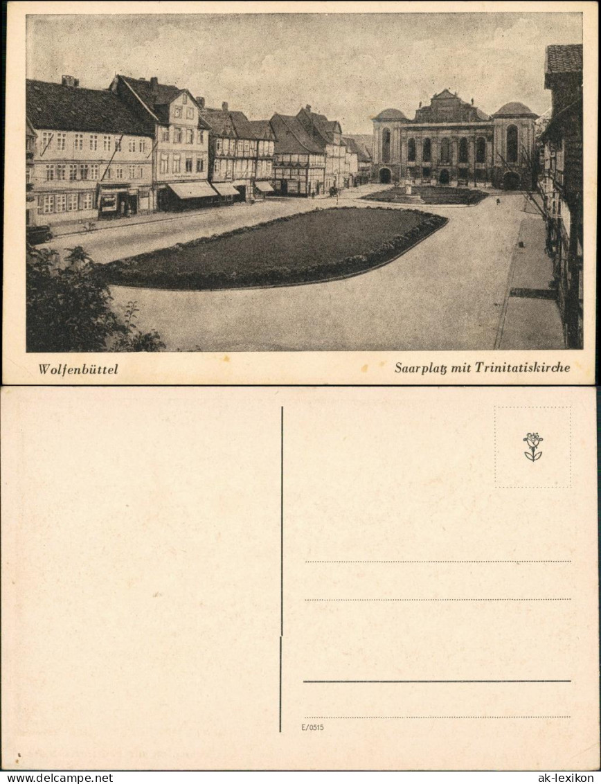 Ansichtskarte Wolfenbüttel Saarplatz 1941