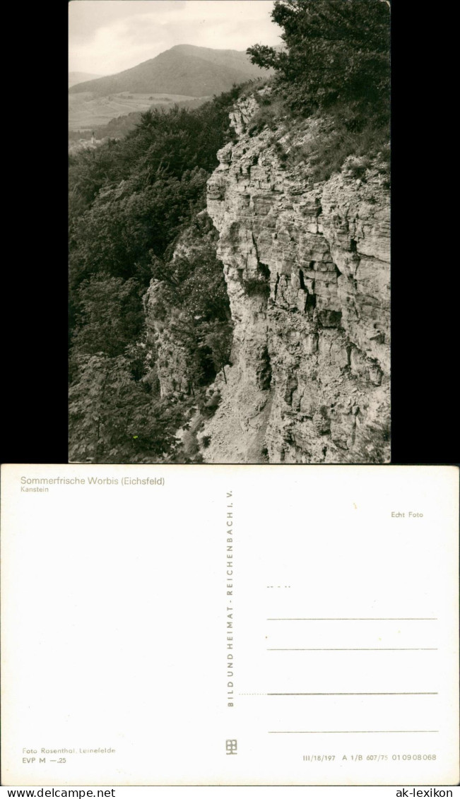 Ansichtskarte Worbis-Leinefelde-Worbis Kanstein 1975