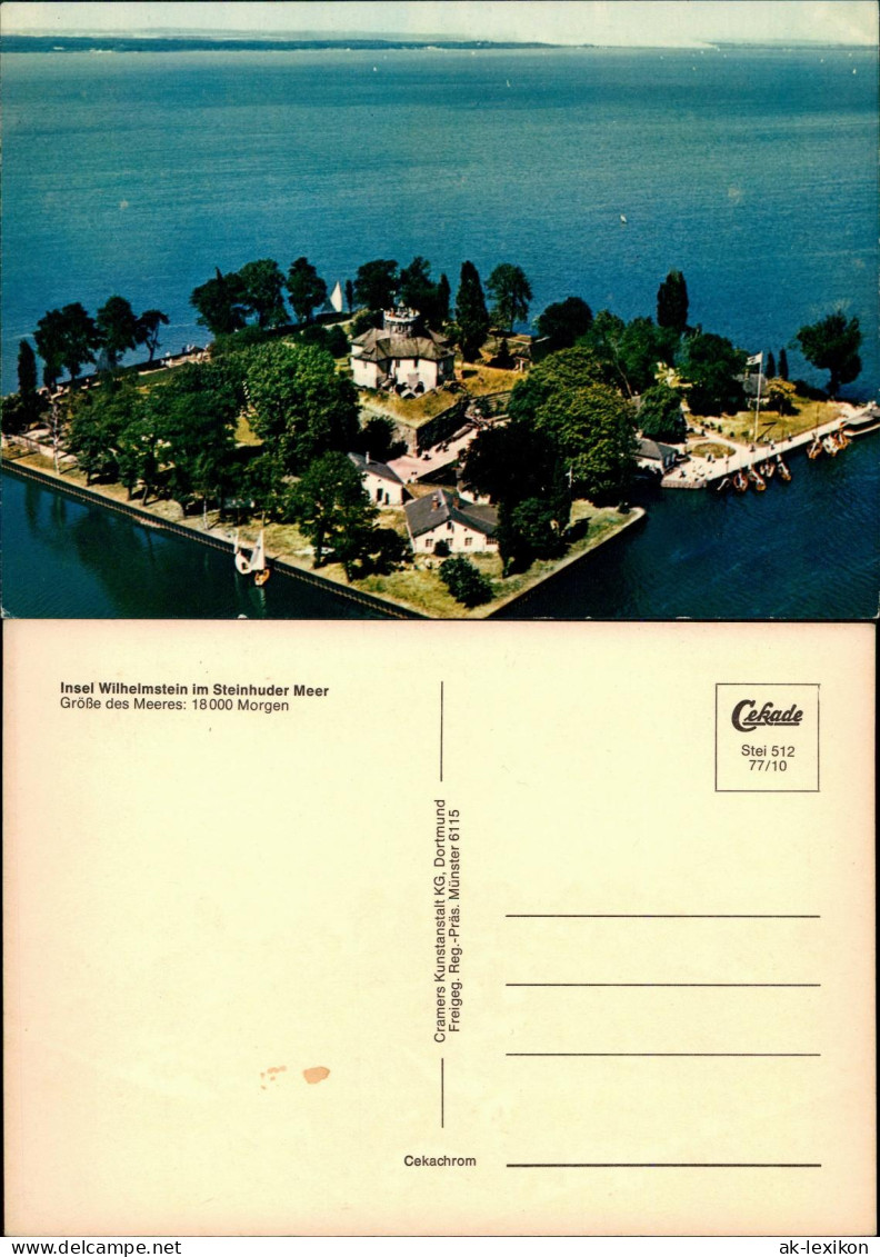 Ansichtskarte Wunstorf Insel Wilhelmstein mit Festung 1977