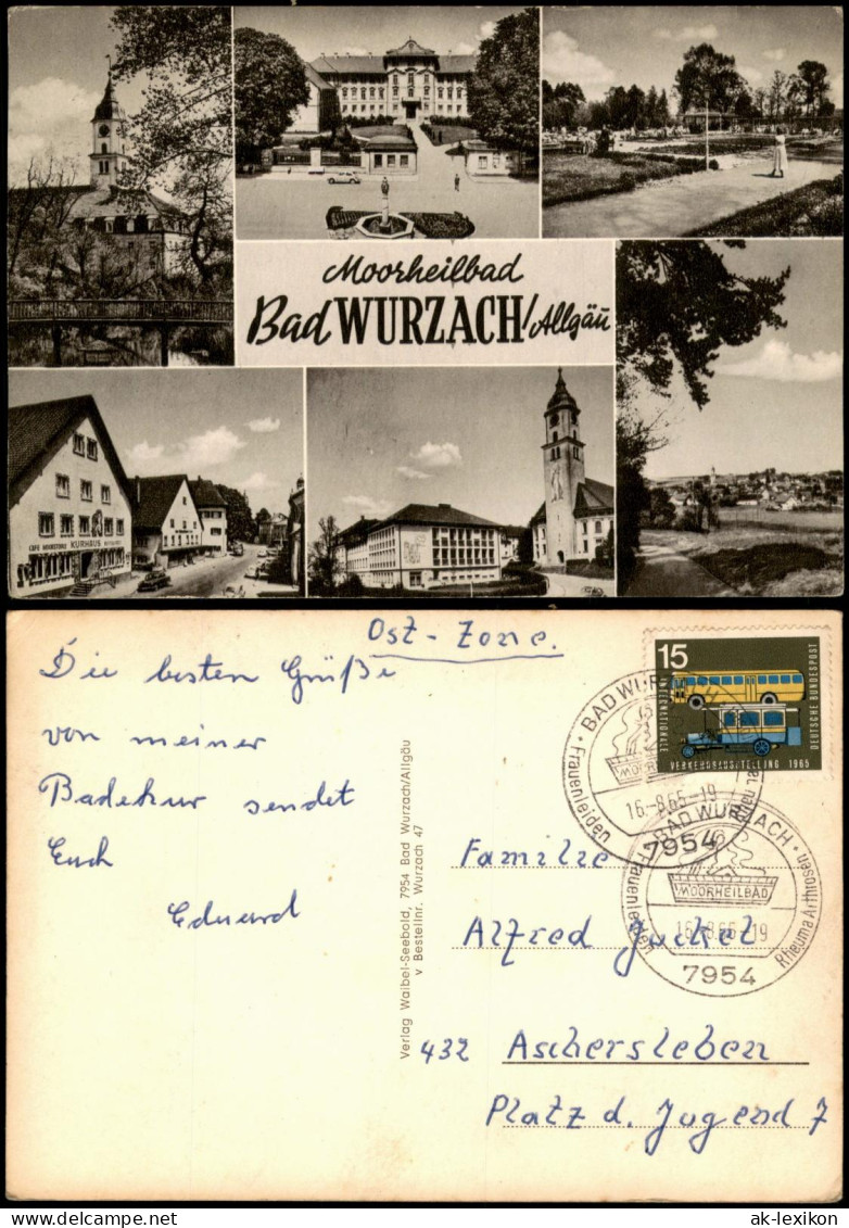 Ansichtskarte Wurzbach Mehrbildkarte 1966