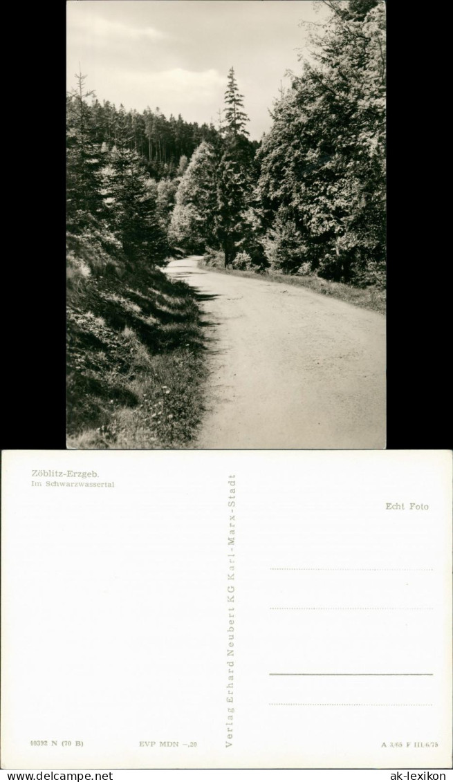 Ansichtskarte Zöblitz Im Schwarzwassertal 1965