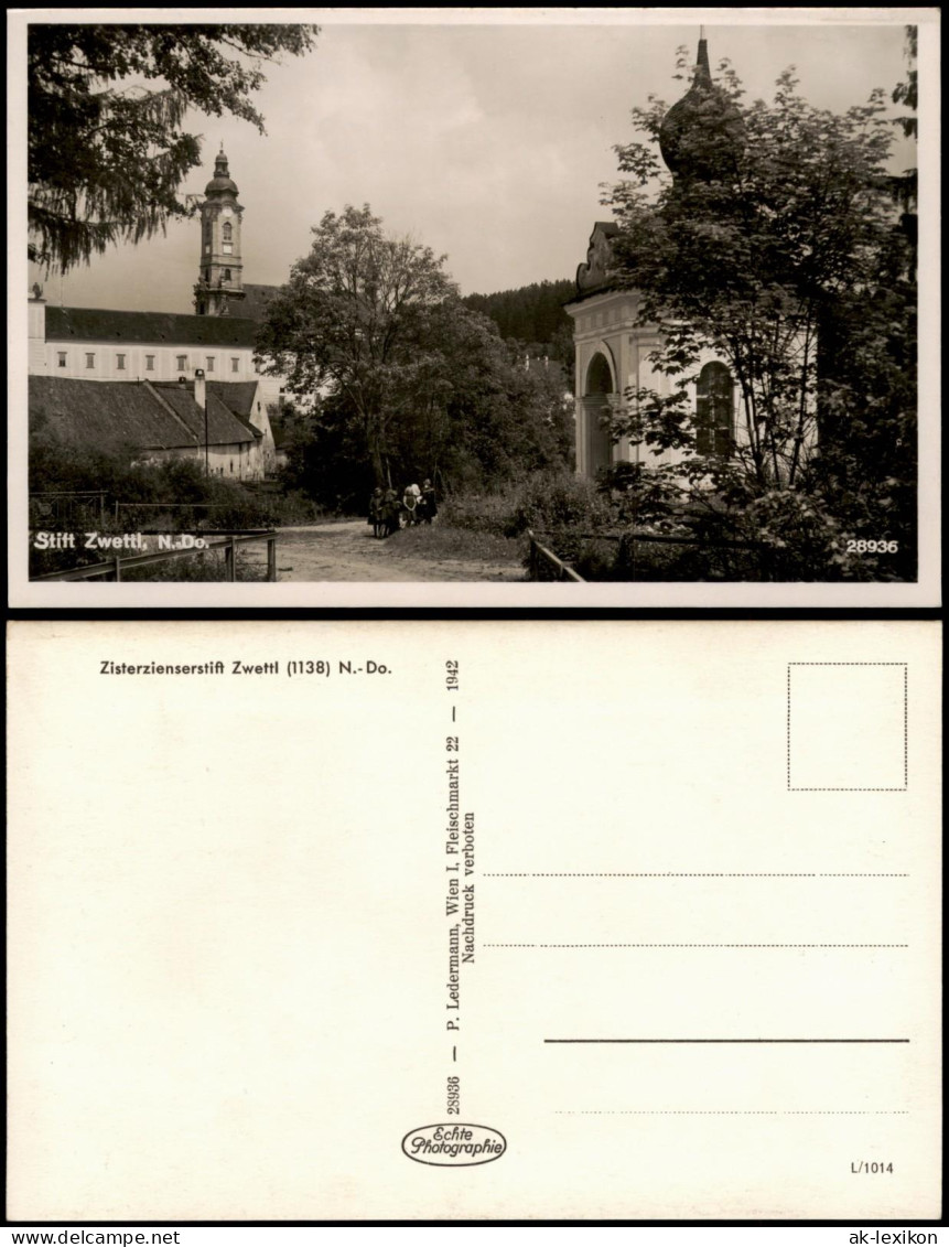 Ansichtskarte Zwettl Niederösterreich Zisterzienserstift 1942