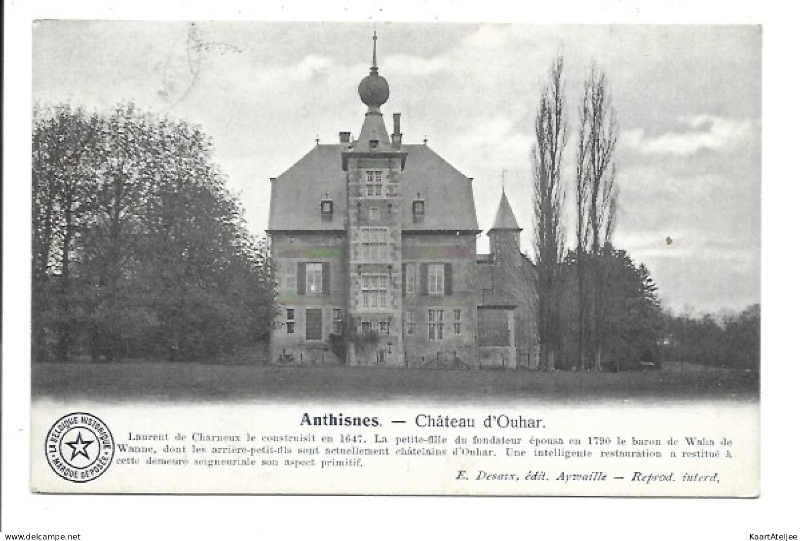 Anthisnes - Chateau d'Ouhar.