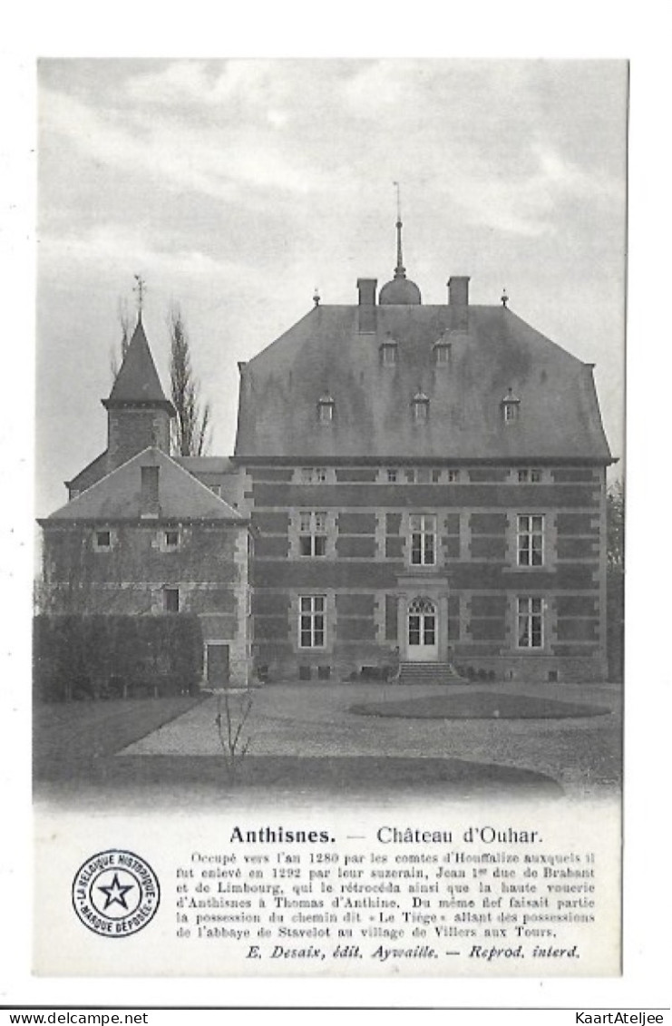 Anthisnes - Chateau d'Ouhar.