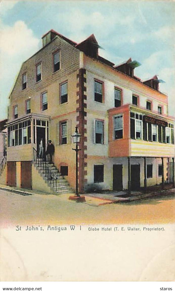 ANTIGUA - St John's - Globe Hotel (T.E. Walter Proprietor)
