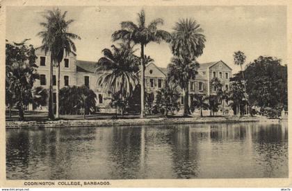 PC BARBADOS, CODRINGTON COLLEGE, BARBADOS, Vintage Postcard (b50073)