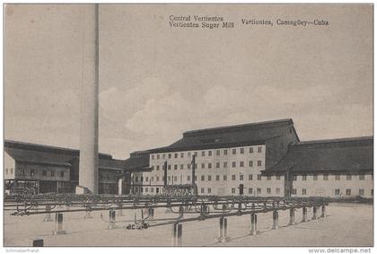 AK Cuba Kuba Central Vertientes Sugar Mill Camagüej Fabrik Zucker Muehle Mühle Karibik Caribic