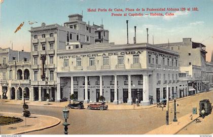 B139 Cuba Hotel Parla de Cuba Plaza de Fraternidad Aldama Havana postcard