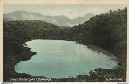 dominica, W.I., ROUSEAU, Fresh Water Lake (1920s) Postcard