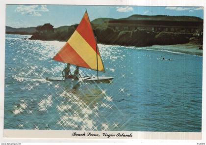 AK 232100 U.S. (?) VIRGIN ISLANDS - Beach Scene