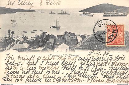 CPA ILES VIERGES / HARBOUR OF St THOMAS / ANTILLES
