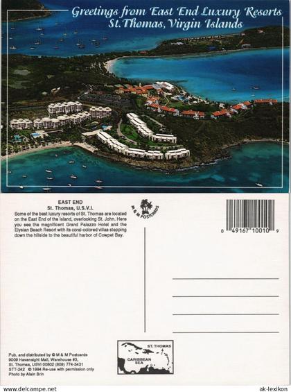 St. Thomas Sankt Thomas Aerial View Luftaufnahme Virgin Islands 2000
