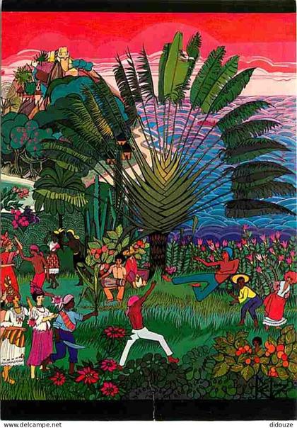 Carte Postale - Antilles - Antilles Francaise - L'arbre du voyageur - Dessin - CPM - Voir Scans Recto-Verso - Poscard -