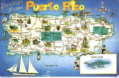 CPSM Greetings From Puerto Rico