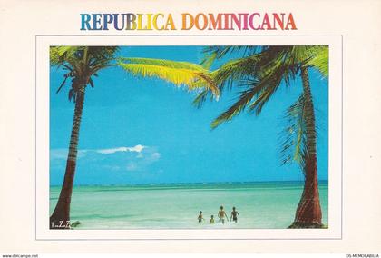 Republica Dominicana - Juanillo Beach Old Postcard