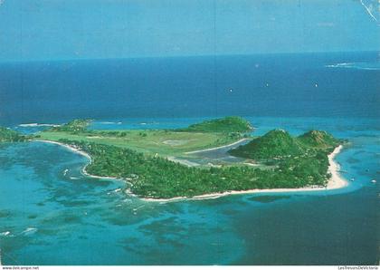 ANTILLES - Grenadines - Palm Island - Prune - Ile - Plage - Océan - Horizon - Anchorage Yacht Club Hotel - Carte postale