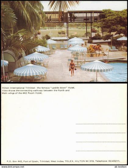 Postcard Trinidad Main wings of the 442 Room Hotel. 1978