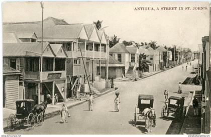 Antigua St John's Street Scene