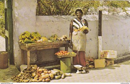 BARBADOS - A Typical Vegetable Vendor 1976