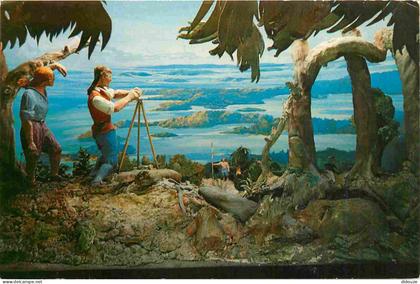 Carte Postale - Bermudes - Noorwood surveying bermuda - richard norwood who arrived in bermuda from england in 1613 was