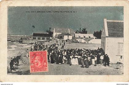 TURKS ISLANDS #FG57253 B W I HOLIDAY GRAND TURK