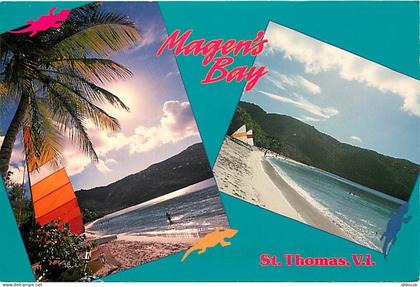 Carte Postale - Antilles - Iles Vierges Américaines - U S Virgin Islands - St Thomas - Magen's Bay Beach - Multivues - C