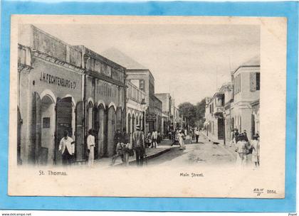 ILES VIERGES - SAINT THOMAS Main Street, pionnière