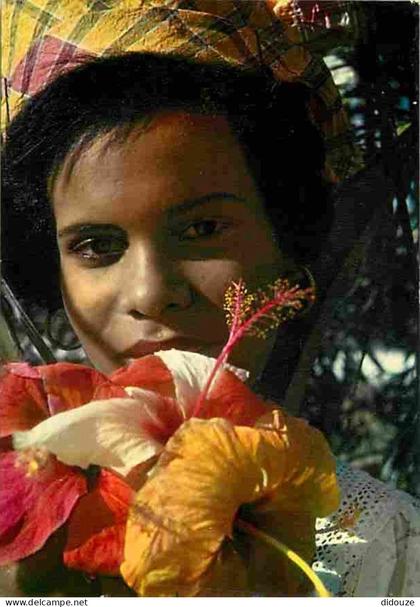 Carte Postale - Antilles - Fleurs des Antilles - Enfants - Carte Neuve - CPM - Voir Scans Recto-Verso - Poscard - Carta