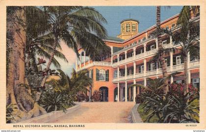 A865 Bahamas Royal Victoria Hotel Nassau vintage postcard