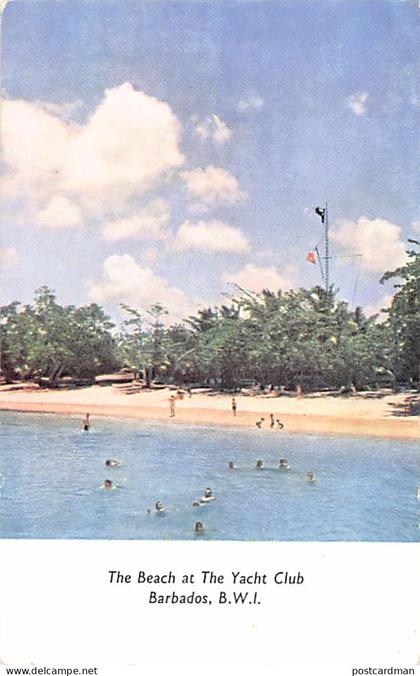 Barbados - The Beach at the Yacht Club - Publ. Barbados Publicity Committee