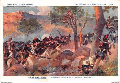 República Dominicana - El Regimiento de Infantería de Línea 110 toma la quebrada de la serpiente en Santo Domingo