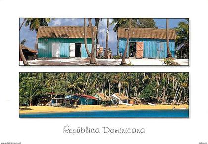 Carte Postale - République Dominicaine - Republica Dominicana - Pueblos de pescadores - Multivues - CPM - Carte Neuve -