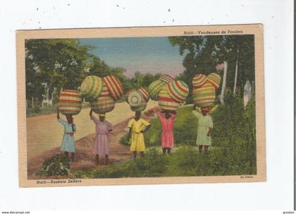 HAITI 2C.H684 VENDEUSES DE PANIERS . HAITI BASKETS SELLERS
