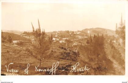 ¤¤   -   HAITI   -    Carte-Photo   -  Wiew of KENSCOFF  -   ¤¤