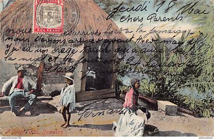 Jamaica - A black hut - Publ. Valentine's Series