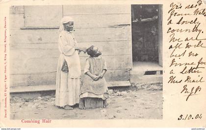 Jamaica - Combing hair - Publ. D. Aarons