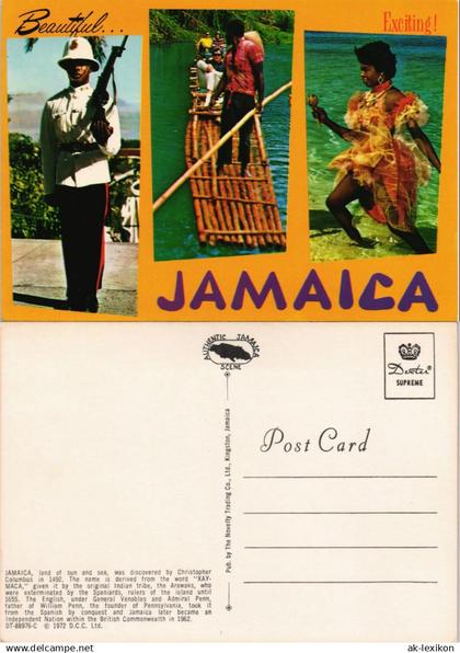 Jamaika  Jamaica Jamaika Karibik Wache Einheimische Native People 1970