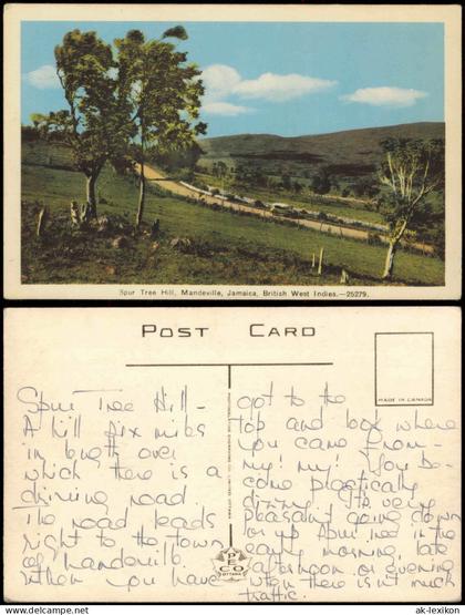 Jamaika Jamaica Spur Tree Hill, Mandeville, Jamaica, British West Indies 1950