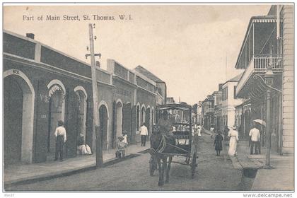 ST THOMAS - Part of Main Street - W.I.