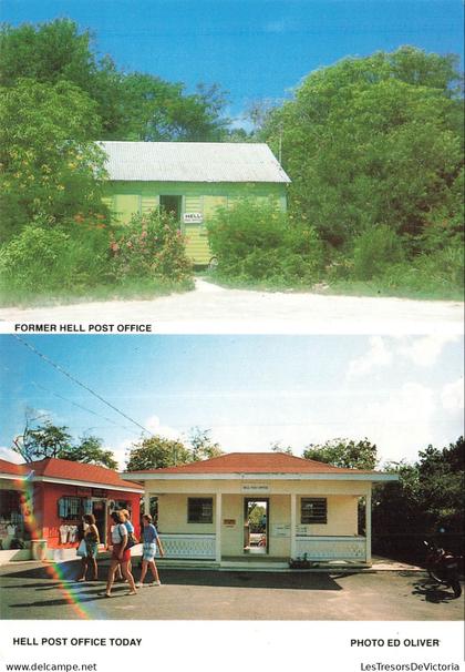 ANTILLES - Hell - Former post office - Post office today - Ancien bureau de poste - Bureau de poste - Carte postale