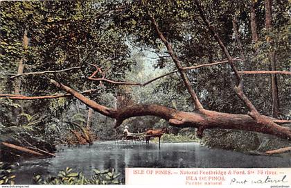 Cuba - Isla de Piños - Puente natural - Ed. desconocido