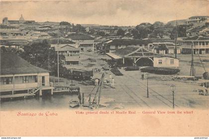 Cuba - SANTIAGO DE CUBA - Vista general desde el muelle real - Ed. desconocido