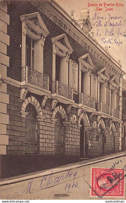 Puerto Rico - SAN JUAN - Banco de Puerto Rico - Publ. Paris-Bazar
